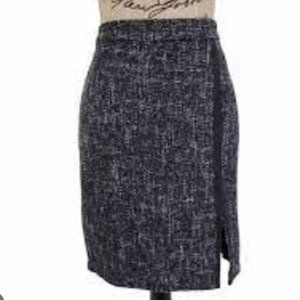 Barneys Tweed Skirt with Slit